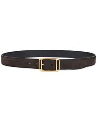 Tom Ford - Suede Leather-Buckle Belt - Lyst