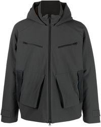 GR10K - Hooded Padded Bomber Jacket - Lyst