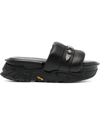 Toga Virilis - Studded Leather Sandals - Lyst