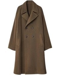Lemaire - Soft Double-Breasted Coat - Lyst