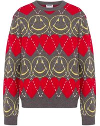 Moschino - X Smiley Patterned Sweater - Lyst