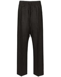 Fear Of God - Striped Wool Wide Leg Drawstring Trousers - Lyst