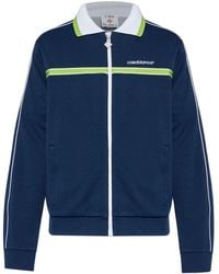 CASABLANCA - Logo Embroidered Zipped Jacket - Lyst