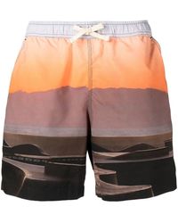 BLUE SKY INN - Graphic-Print Deck Shorts - Lyst