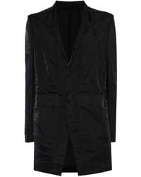 Rick Owens - Silk-Blend Single-Breasted Blazer - Lyst