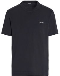 ZEGNA - Cotton T-shirt - Lyst