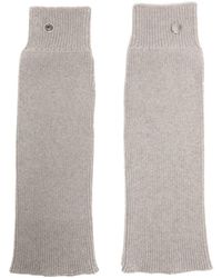 Mens Accessories Gloves Rick Owens Cashmere Arm Warmers In Dust for Men 