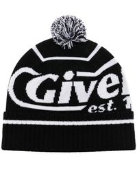 Givenchy - Intarsia-knit Logo Wool Beanie - Lyst
