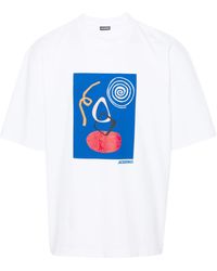 Jacquemus - Cuadro Abstract-Print T-Shirt - Lyst