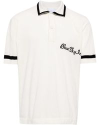 BLUE SKY INN - Logo-Embroidered Knitted Polo Shirt - Lyst