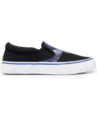 Marcelo Burlon - Wings-Print Slip-On Sneakers - Lyst
