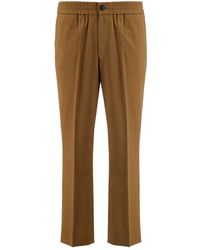 Ami Paris - Elasticated-Waist Wool Trousers - Lyst