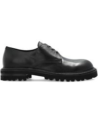 Giorgio Armani - Lace-Up Chunky Derby Shoes - Lyst