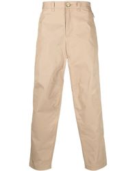 Lanvin - Straight Leg Trousers With Ankle Zips - Lyst