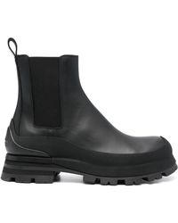 Alexander McQueen - Wander Leather Chelsea Boots - Lyst