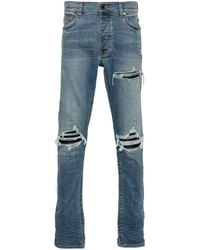 Amiri - Mx1 Distressed-Effect Skinny Jeans - Lyst