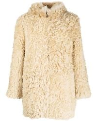 ERL - Faux-Fur Hooded Coat - Lyst