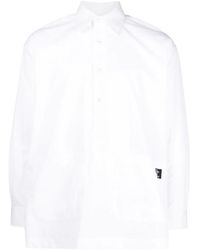 The Power for the People - Logo-patch Detail Shirt - Lyst