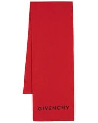 Givenchy - 4g-motif Logo-embroidered Scarf - Lyst