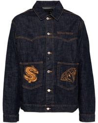 BBCICECREAM - Embroidered Denim Jacket - Lyst