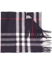 Burberry - Classic Check Cashmere Scarf - Lyst