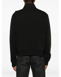 Moncler - Logo-Patch Half-Zip Sweatshirt - Lyst
