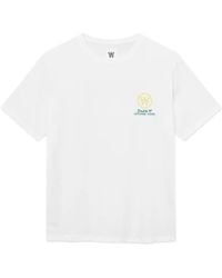 WOOD WOOD - Wwace Graphic-Print T-Shirt - Lyst