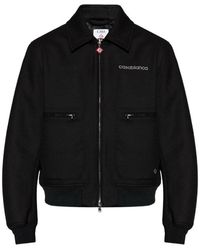 CASABLANCA - Jacket Bonded Wool Blend - Lyst