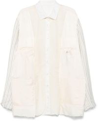 Maison Margiela - Shirt Jacket With Inserts - Lyst