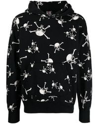 SAINT Mxxxxxx - Skull-Print Cotton Hoodie - Lyst
