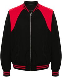 McQueen - Wool 'Bomber' Jacket By - Lyst