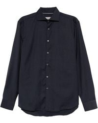 Canali - Oxford Wool Shirt - Lyst