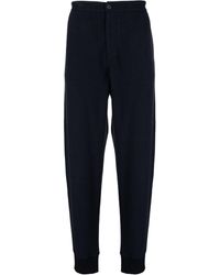Giorgio Armani - High-Waist Tapered-Leg Trousers - Lyst