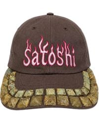 Satoshi Nakamoto - Logo-Embroidered Studded Baseball Cap - Lyst