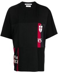 Children of the discordance - Patchwork Cotton T-Shirt - Lyst