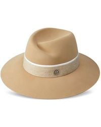 Maison Michel - Virginie Ribbon-Detail Hat - Lyst