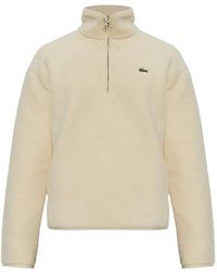 Lacoste - Teddy Fleece Sweater - Lyst