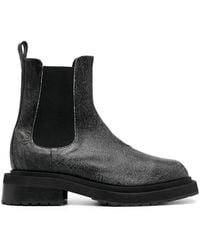 Eckhaus Latta - Mike Cracked-effect Leather Boots - Lyst