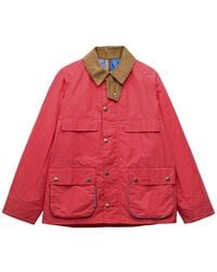 Barbour - X Paul Smith Contrast-Collar Jacket - Lyst