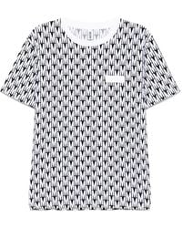 Moschino - Logo-Patch T-Shirt - Lyst