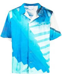 BLUE SKY INN - Abstract-print Short-sleeved Shirt - Lyst