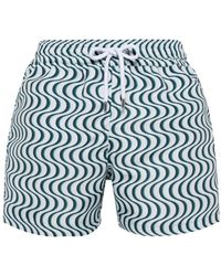 Frescobol Carioca - Copa Camada-Print Swim Shorts - Lyst