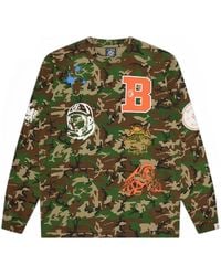 BBCICECREAM - Camouflage-Print Long-Sleeve T-Shirt - Lyst