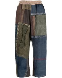 By Walid - Gerald Patchwork Loose-fit Trousers - Lyst