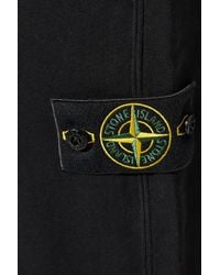Stone Island - Fleece_S.I. Ghost Heavy Cotton Pants - Lyst