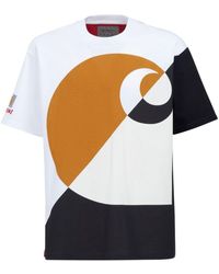 Marni X Carhartt Wip Logo-print T-shirt - White
