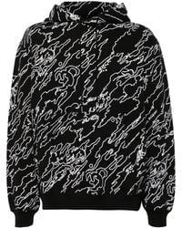 Maharishi - Graphic-Print Cotton Hoodie - Lyst