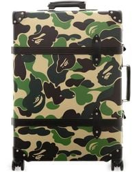 A Bathing Ape - X Globe-Trotter Camouflage-Print Luggage - Lyst