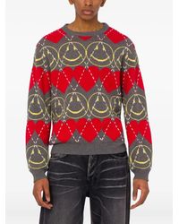 Moschino - Smiley Patterned Sweater - Lyst