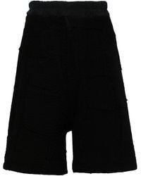 By Walid - Elasticated-waistband Cotton Shorts - Lyst